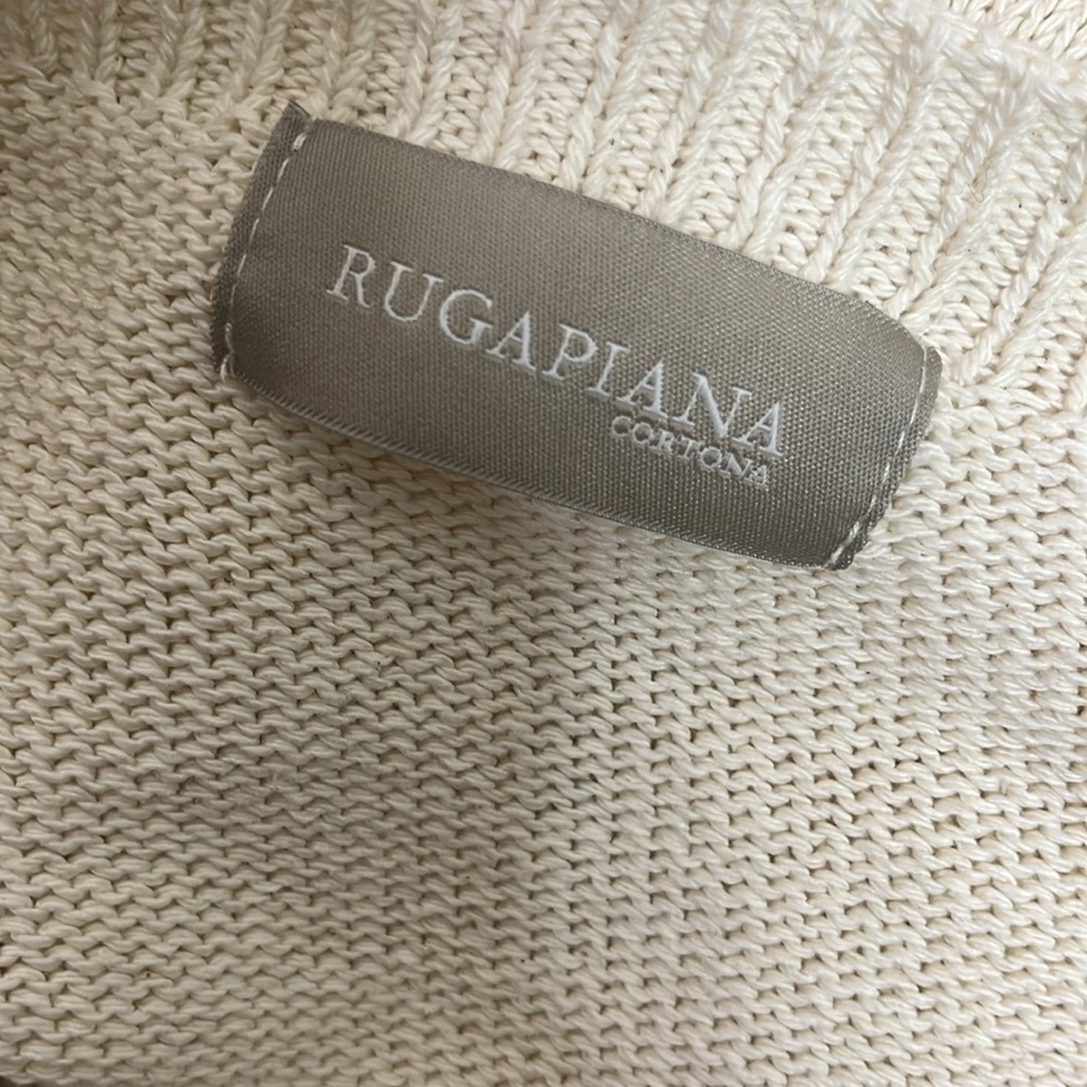 Rugapiana Cortone Cable Knot Cold Shoulder Sweater EUC Size Small - Picture 5 of 7